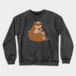 Sloth Mama Sloth Crewneck Sweatshirt